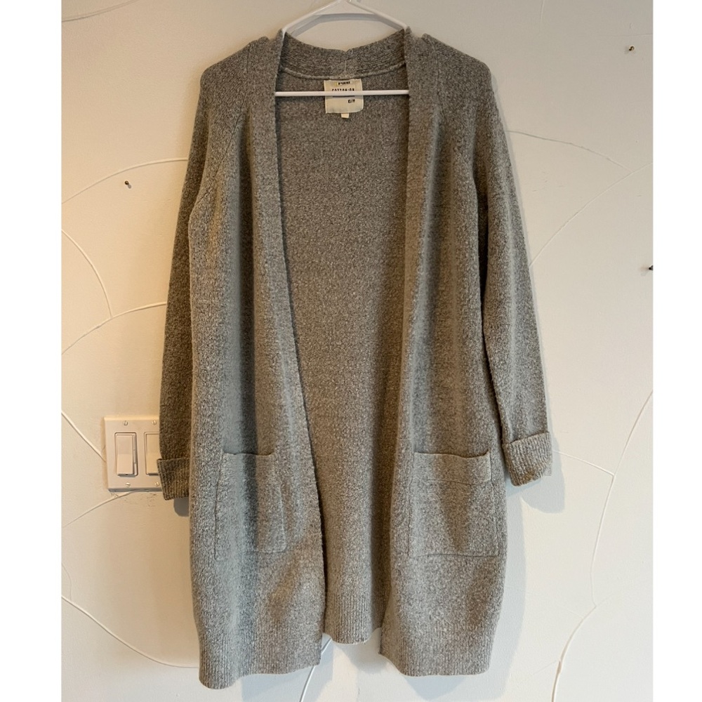 Long Grey Sweater/Cardigan